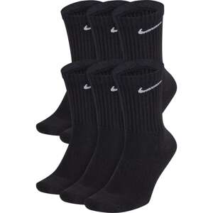 NIKE Športové ponožky 'Everyday Cushioned'  čierna / biela