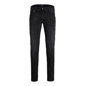 Jack & Jones Plus Džínsy 'JJIGLENN JJFOX'  čierny denim