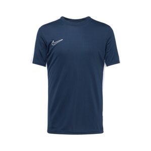 NIKE Funkčné tričko 'Academy23'  tmavomodrá / biela
