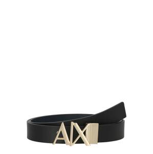 ARMANI EXCHANGE Opasky  zlatá / čierna