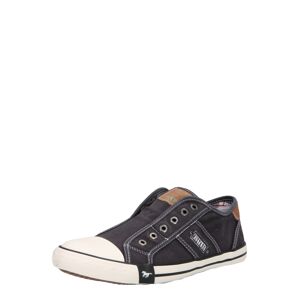 MUSTANG Slip-on obuv  hnedá / čierna / biela