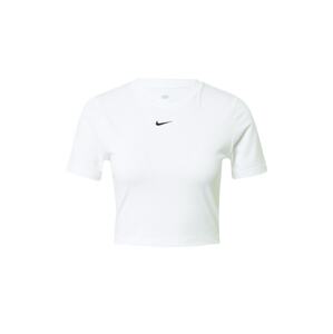 Nike Sportswear Tričko 'Essential'  čierna / biela