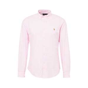 Polo Ralph Lauren Košeľa  karamelová / ružová / biela