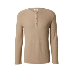 DAN FOX APPAREL Sveter 'Arian'  tmavošedá