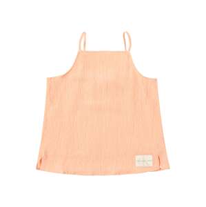 Calvin Klein Jeans Top  sivá / lososová / šedobiela