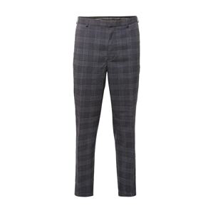 BURTON MENSWEAR LONDON Nohavice  tmavomodrá / sivá / burgundská
