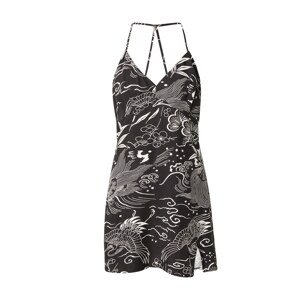 Superdry Šaty  krémová / čierna