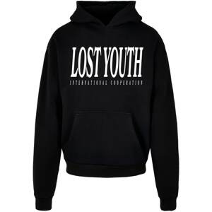 Lost Youth Mikina  čierna / biela