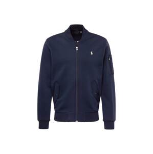 Polo Ralph Lauren Tepláková bunda  námornícka modrá / biela