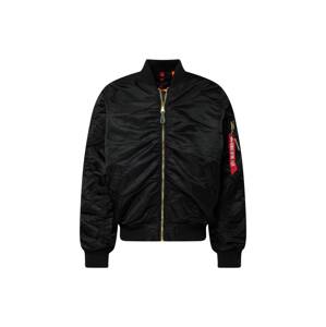 ALPHA INDUSTRIES Prechodná bunda  čierna