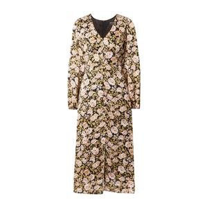 MINKPINK Šaty 'ELIZA'  olivová / trstinová / púdrová / čierna