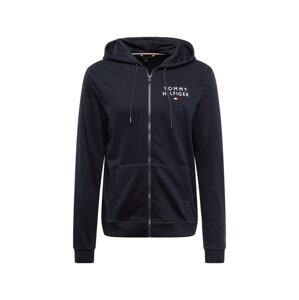 Tommy Hilfiger Underwear Tepláková bunda  námornícka modrá / červená / biela