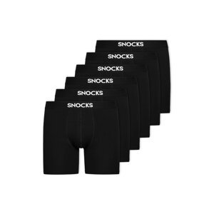 SNOCKS Boxerky  čierna / biela