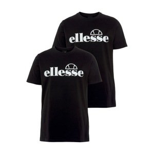 ELLESSE Tričko 'Fuenti'  čierna / biela