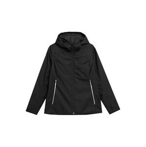 4F Outdoorová bunda  striebornosivá / čierna