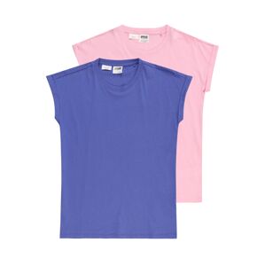 Urban Classics Tričko  tmavofialová / svetloružová