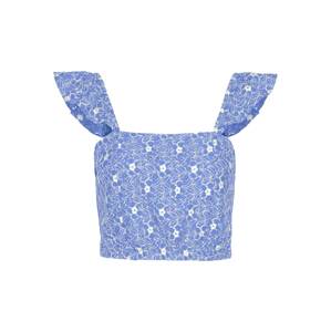 VERO MODA Blúzka 'SONEY'  modrá / biela