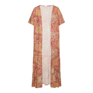 usha FESTIVAL Kimono  svetlomodrá / tmavožltá / pastelovo červená / tmavočervená