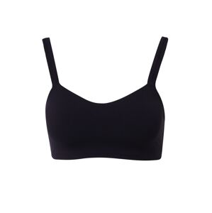 NIKE Športová podprsenka  čierna / biela