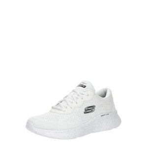 SKECHERS Nízke tenisky  tmavosivá / biela