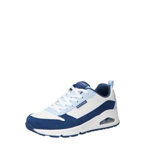SKECHERS Nízke tenisky 'Uno 2 - Much Fun'  enciánová / svetlomodrá / biela