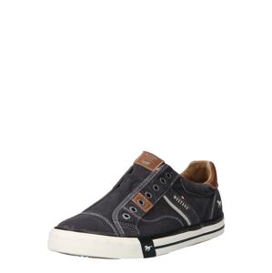 MUSTANG Slip-on obuv  brokátová / čierna / biela