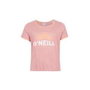 O'NEILL Tričko 'Marri Ringer'  svetlofialová / koralová / šedobiela