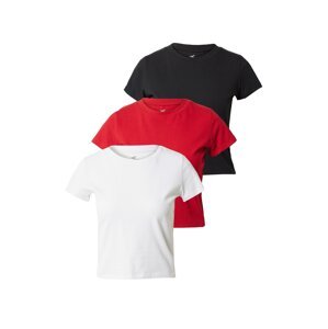 HOLLISTER Tričko  tmavomodrá / červená / biela