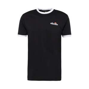 ELLESSE Tričko 'Meduno'  čierna / biela