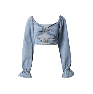 Hoermanseder Blúzka 'Kimi'  modrá denim
