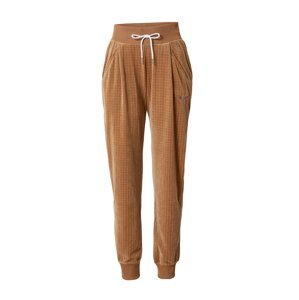 Nike Sportswear Plisované nohavice  karamelová / tmavohnedá