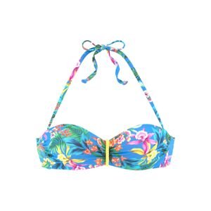 VENICE BEACH Bikinový top  modrá / zmiešané farby