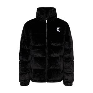 Karl Kani Zimná bunda  čierna / biela