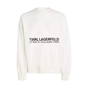 Karl Lagerfeld Mikina  čierna / biela