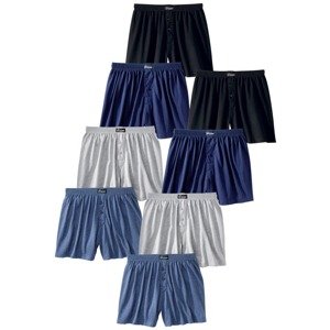 LE JOGGER Boxerky  modrá / sivá / čierna