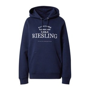 EINSTEIN & NEWTON Mikina 'Riesling'  námornícka modrá / biela