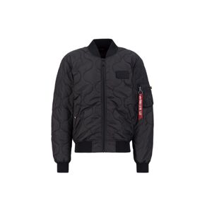 ALPHA INDUSTRIES Prechodná bunda 'MA-1'  červená / čierna / biela