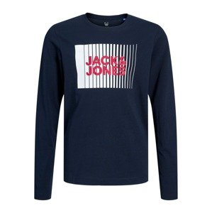 Jack & Jones Junior Tričko  modrá / červená / biela