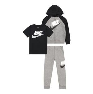 Nike Sportswear Set  sivá melírovaná / čierna / biela