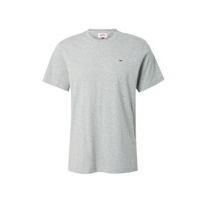 Tommy Jeans Tričko  námornícka modrá / svetlosivá / ohnivo červená / biela