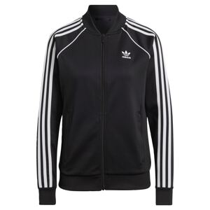 ADIDAS ORIGINALS Tepláková bunda 'Adicolor Classics'  čierna / biela