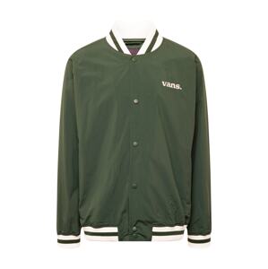 VANS Prechodná bunda 'MOORE'  jedľová / čierna / biela