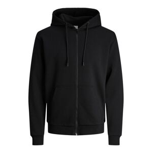 JACK & JONES Tepláková bunda 'JJEBradley'  čierna