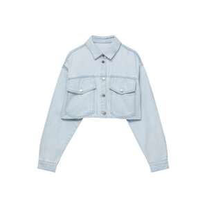 Pull&Bear Prechodná bunda  svetlomodrá