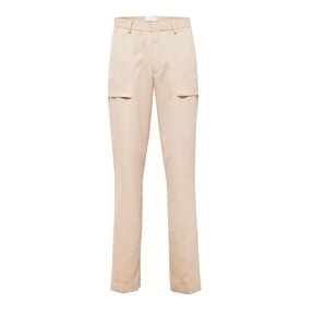 TOPMAN Chino nohavice  svetlobéžová