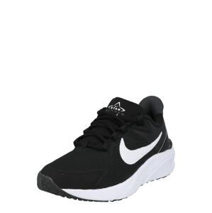 NIKE Športová obuv 'Star Runner 4'  čierna / biela