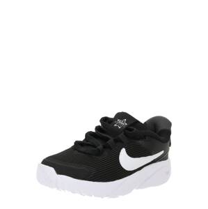 NIKE Športová obuv 'Star Runner 4'  čierna / biela