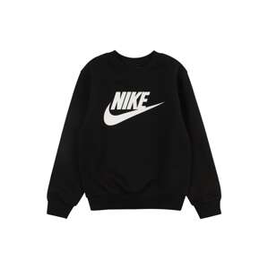 Nike Sportswear Mikina  čierna / biela