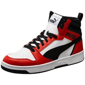PUMA Členkové tenisky 'Rebound V6'  červená / čierna / biela