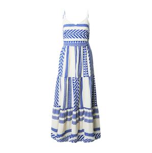 VERO MODA Šaty 'DICTHE'  béžová / modrá